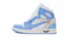 PK God Batch Air Jordan 1 Retro High Off-White University Blue AQ0818-148
