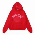 Sp5der Hoodie Red