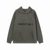 Fear Of God Essentials Pullover Hoodie Applique Logo Green