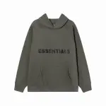 Fear Of God Essentials Pullover Hoodie Applique Logo Green