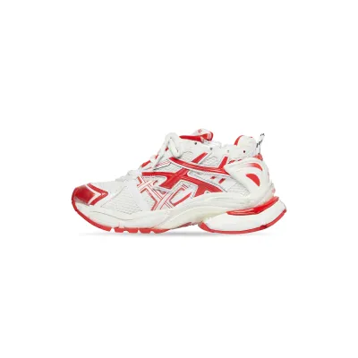 PK God Batch Balenciaga Runner White Red 677402 W3RB2 9060 01