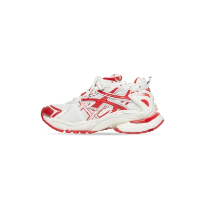 PK God Batch Balenciaga Runner White Red 677402 W3RB2 9060 02