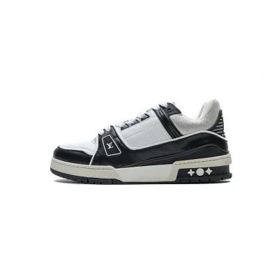 PK God Batch LOUIS VUITTON 20ss Trainer Black White 01