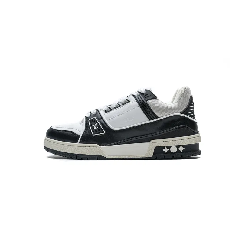 PK God Batch LOUIS VUITTON 20ss Trainer Black White