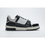 PK God Batch LOUIS VUITTON 20ss Trainer Black White