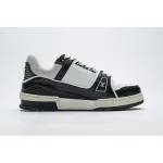 PK God Batch LOUIS VUITTON 20ss Trainer Black White