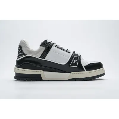 PK God Batch LOUIS VUITTON 20ss Trainer Black White 02