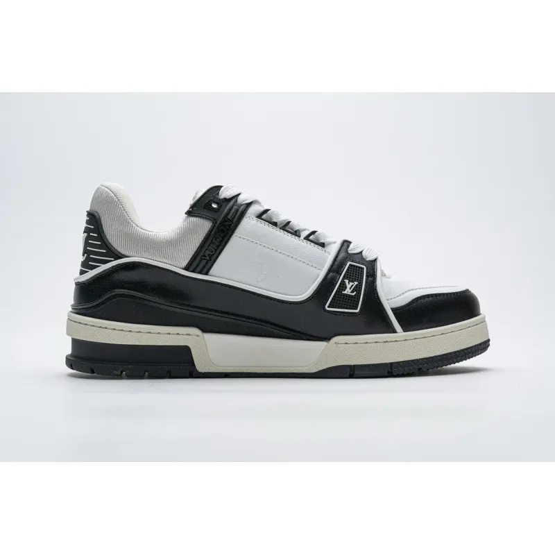 PK God Batch LOUIS VUITTON 20ss Trainer Black White