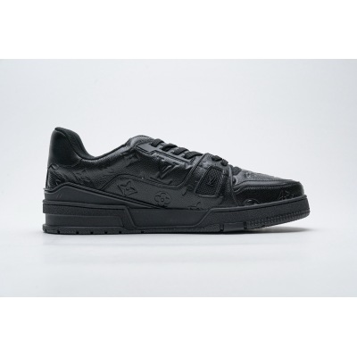 PK God Batch LOUIS VUITTON 20ss Trainer Black 02