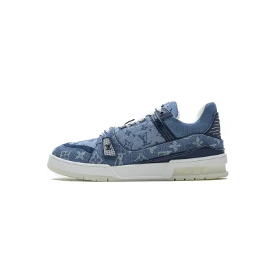 PK God Batch LOUIS VUITTON 20ss Trainer Blue Denim 01