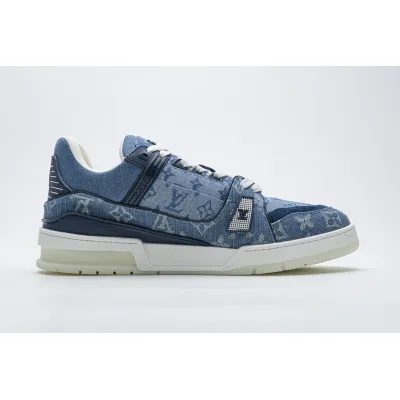 PK God Batch LOUIS VUITTON 20ss Trainer Blue Denim 02