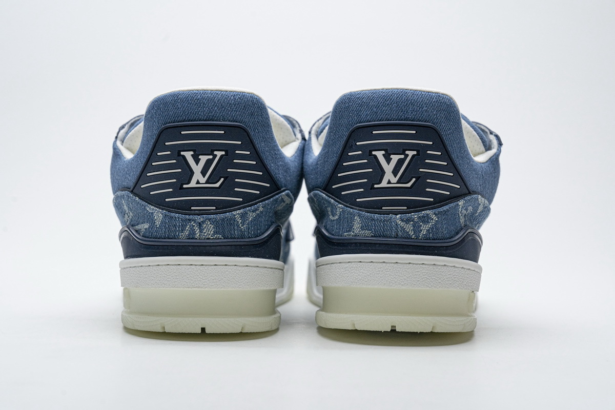 PK God Batch LOUIS VUITTON 20ss Trainer Blue Denim