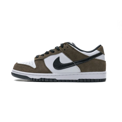 PK God Batch Nike SB Dunk Low White Black Trail End Brown 304292-102 02
