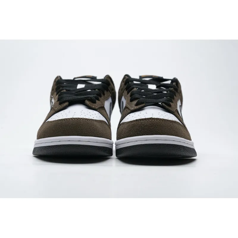 pk god batch nike sb dunk low white black trail end brown 304292-102
