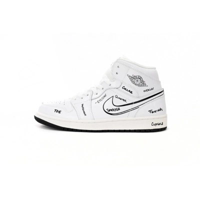 Special offer Batch Air Jordan 1 Graffiti White DQ1864-100 01