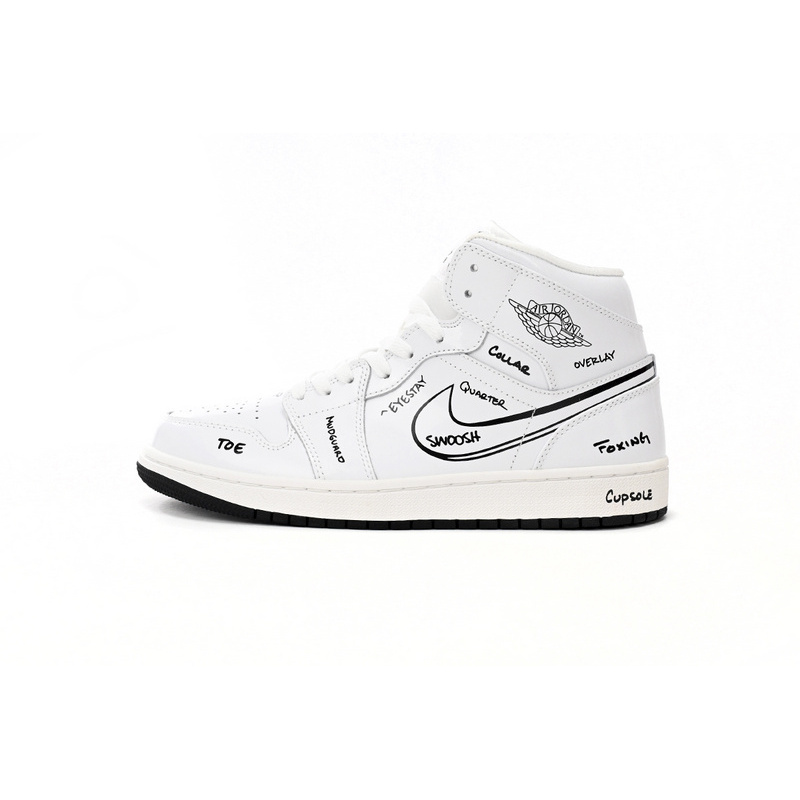 Special offer Batch Air Jordan 1 Graffiti White DQ1864-100