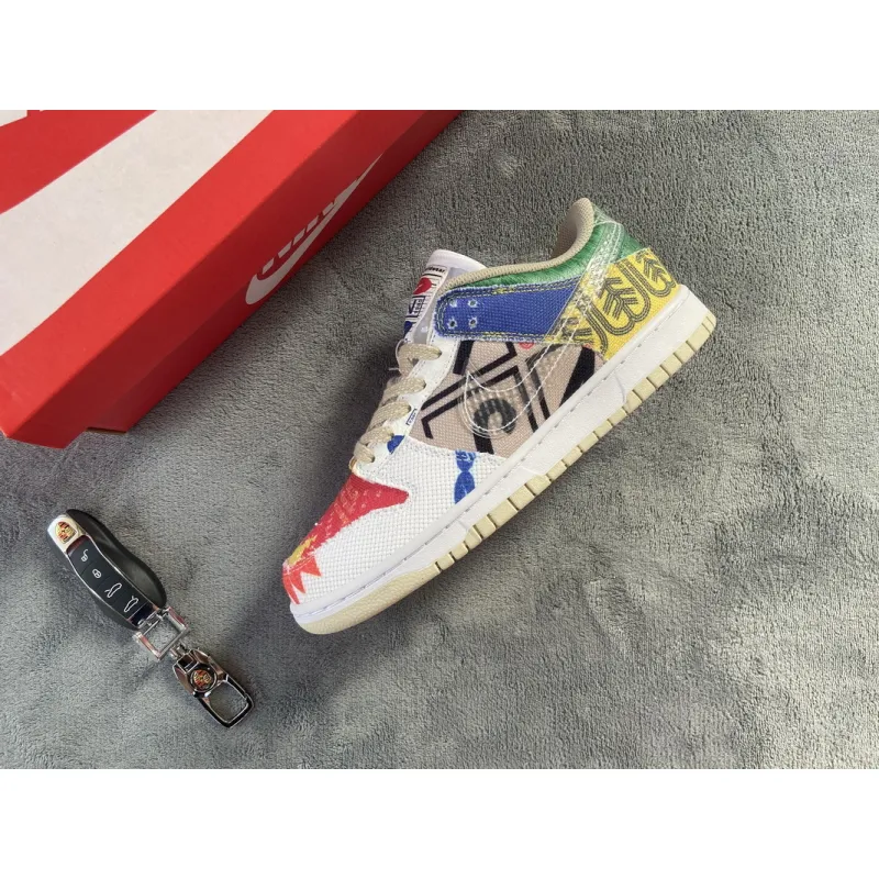 pk god batch nike dunk low sp "city market" da6125-900