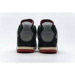 PK God Batch OFF White x Air Jordan 4 Bred CV9388-001