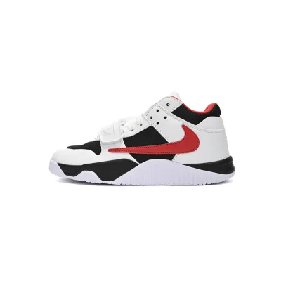 LJR Batch Jordan 2 Travis Scott x Jordan Cut The Check Nice Kicks Black White Red FZ8117-407 01