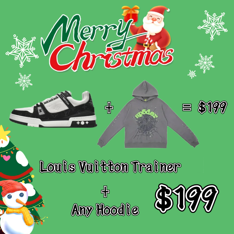 Louis Vuitton Trainer + any hoodie