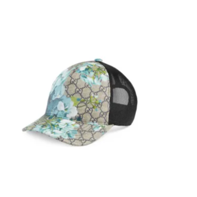 (ADD ANY ONE SHOES OR CLOTHING)Gucci GG/MESHBASEBALL HAT IN BLUE 01