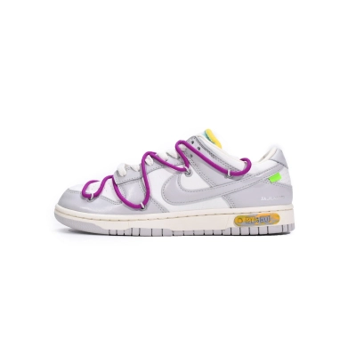 PK God Batch OFF WHITE x Nike Dunk SB Low The 50 NO.21 DM1602-100 01