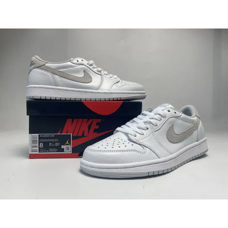 pkstockx air jordan 1 low og neutral grey (2021) cz0775-100