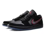 PKstockx Air Jordan 1 Low Black Red Orbit CK3022-006
