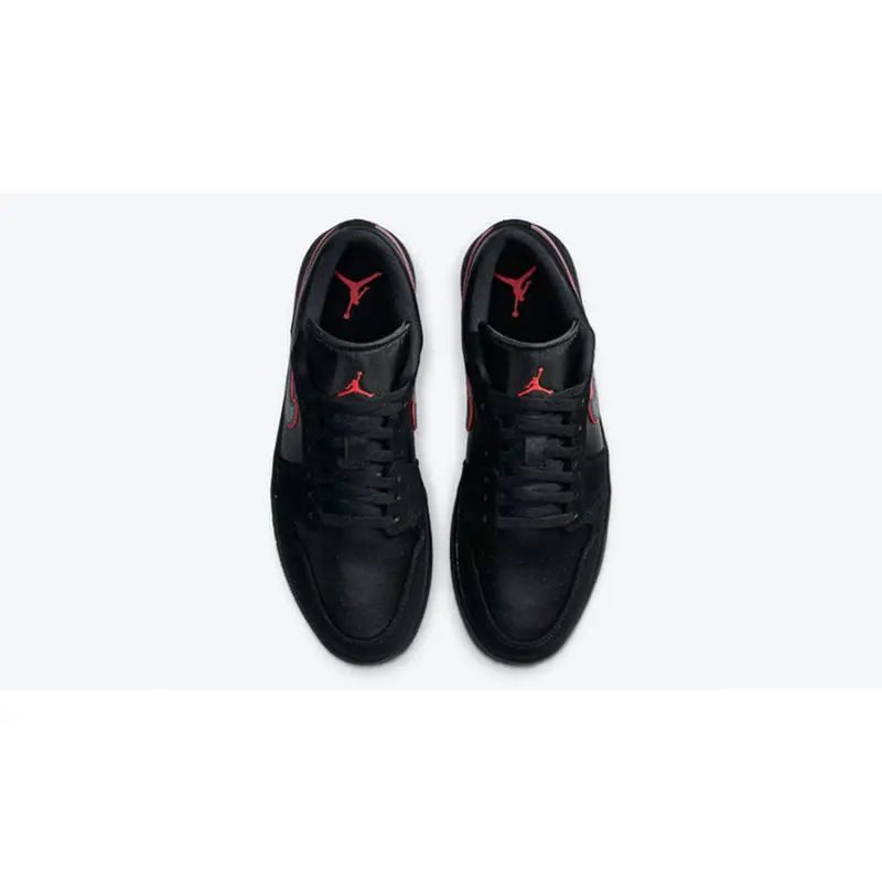 pkstockx air jordan 1 low black red orbit ck3022-006