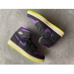 LJR Batch Air Jordan 1 High Zoom Air CMFT Black Court Purple Lemon Venom (W) CT0979-001