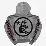 Hellstar Brainwashed Without Brain Hoodie Grey