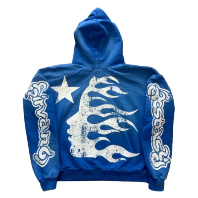 Hellstar Studios Blue Yoga Hoodie 02
