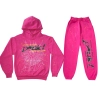 Sp5der Rose Pink Tracksuit