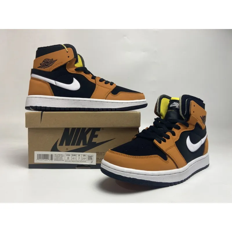 ljr batch air jordan 1 high zoom air cmft black monarch ct0978-002