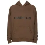 Fear of God Essentials x SSENSE Pullover Hoodie Applique Logo Rain Drum