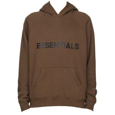 Fear of God Essentials x SSENSE Pullover Hoodie Applique Logo Rain Drum 01