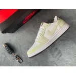 PKstockx Air Jordan 1 Retro Low White Ghost Green Black DM7837-103
