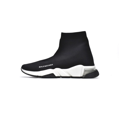 Balenciaga Speed Trainer Black White-1 01