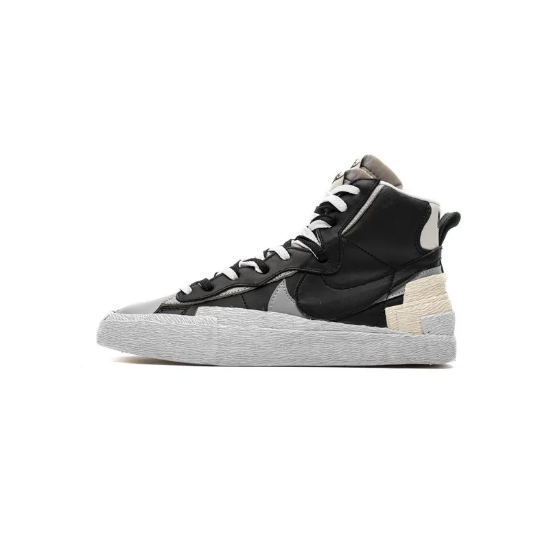 Pkstockx BV0072-002 Sacai x Nike Blazer Mid Black Grey