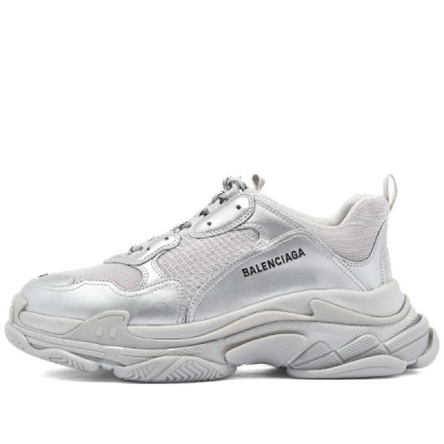 Pkstockx Balenciaga Triple S Light Gray Silver 536737 W2FS2 8100 01