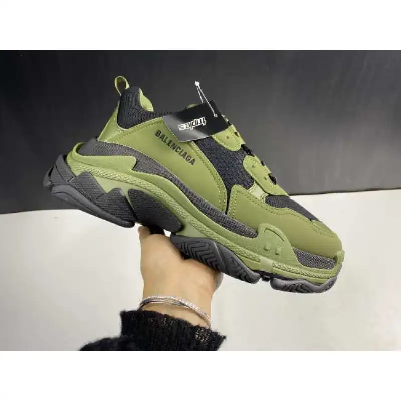 Pkstockx Balenciaga Triple S Army Green 536737 W2FW1 1978