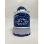PKstockx Air Jordan 1 Low Black Blue White DH0206-400