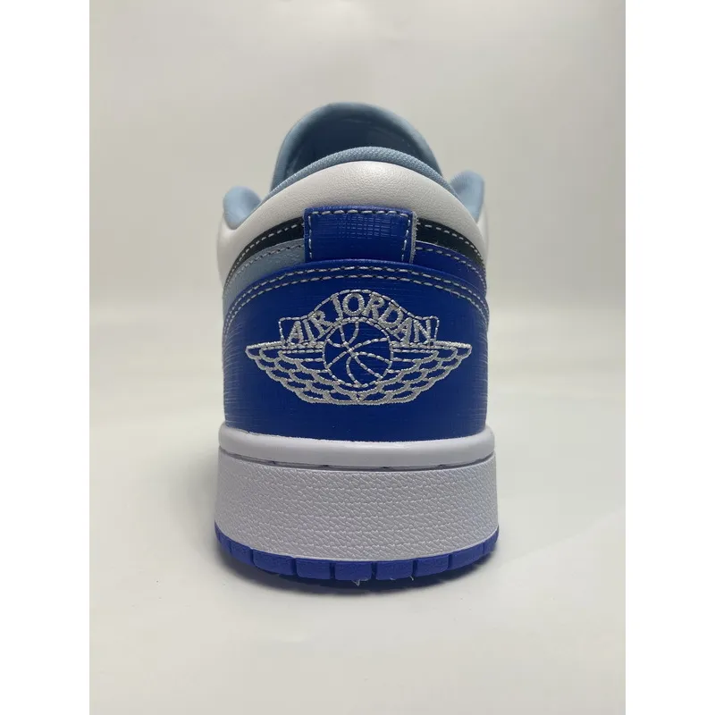 pkstockx air jordan 1 low black blue white dh0206-400