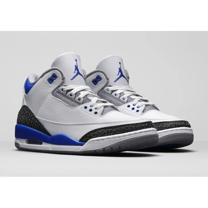 pk god batch air jordan 3 retro racer blue ct8532-145