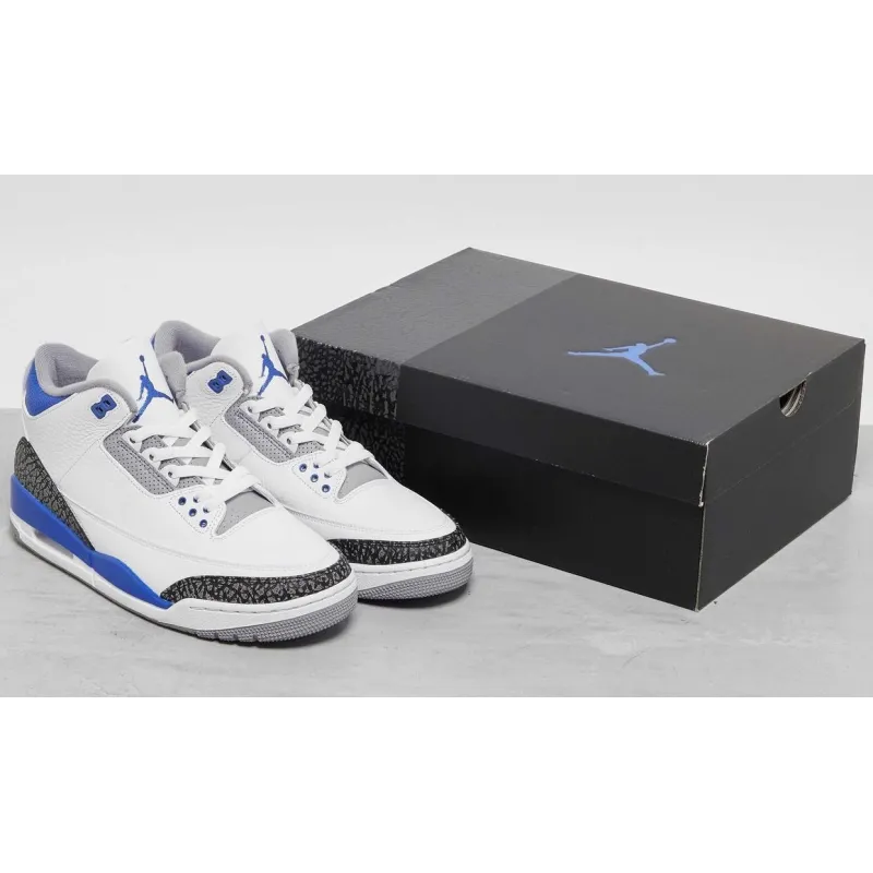 pk god batch air jordan 3 retro racer blue ct8532-145