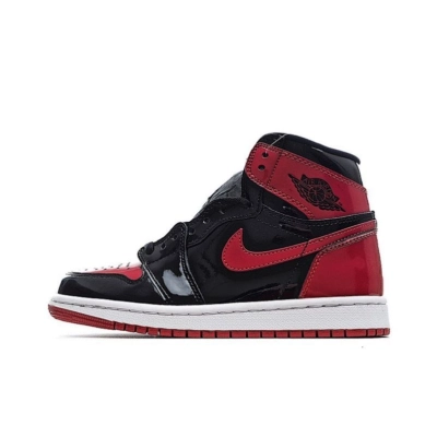 LJR Batch Air Jordan 1 High OG Bred Patent 555088-063 01