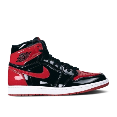 LJR Batch Air Jordan 1 High OG Bred Patent 555088-063 02