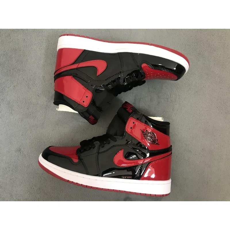 ljr batch air jordan 1 high og bred patent 555088-063