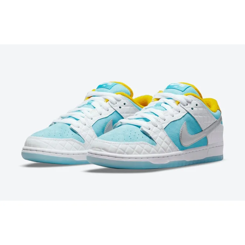 pk god batch nike sb dunk low pro ftc lagoon pulse (regular box) dh7687-400