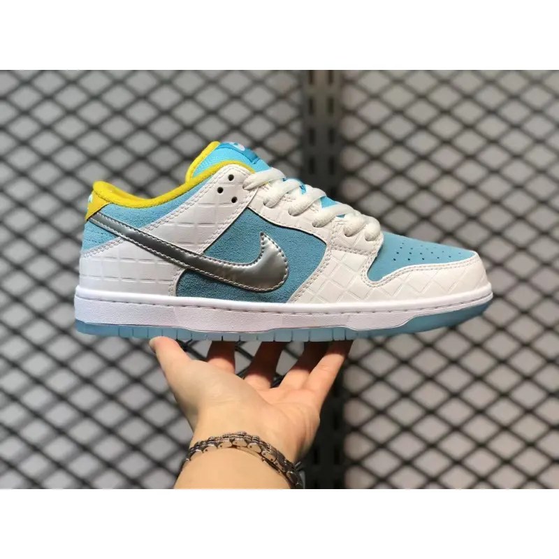 pk god batch nike sb dunk low pro ftc lagoon pulse (regular box) dh7687-400